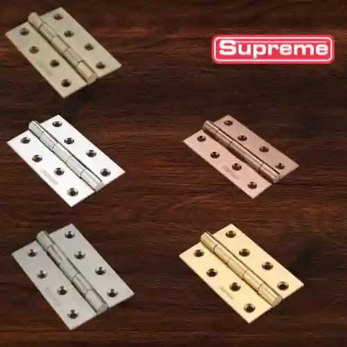 Electroplated Butt Hinges from Supreme Hinges.